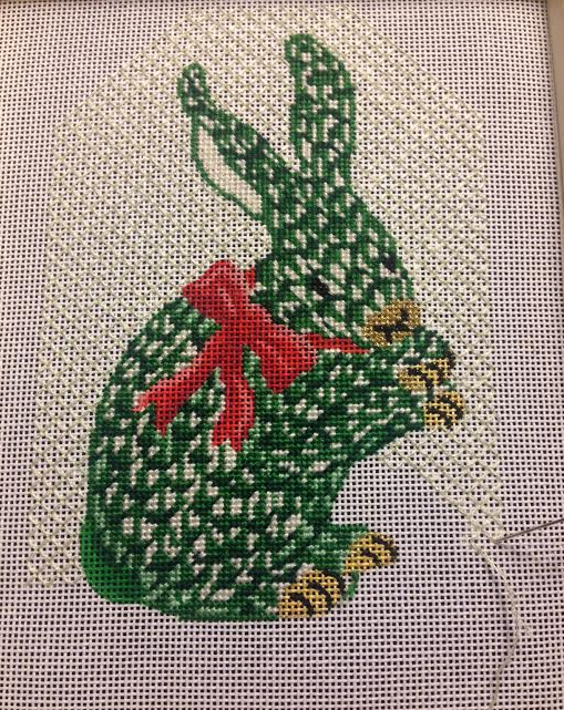 herend christmas bunny