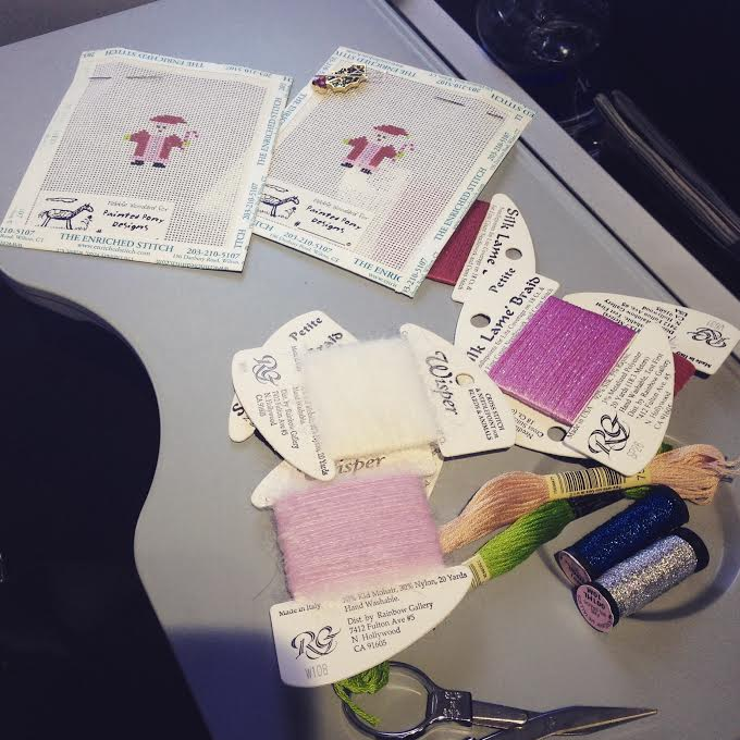 Needlepoint Race- threads