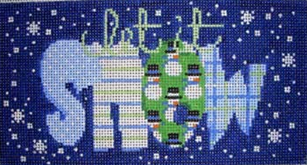 Let it snow- blank canvas