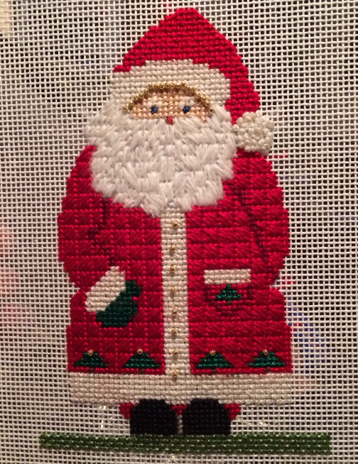 Snowstorm Stitching Submissions Santa Red