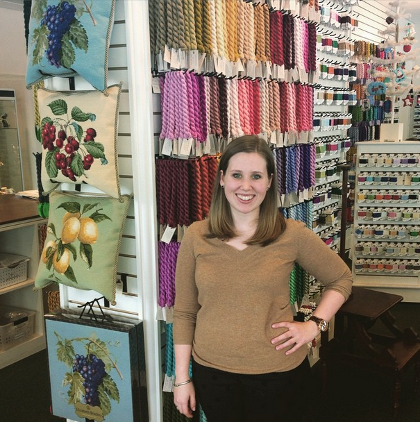 Behind the scenes at Kirk and Bradley- needlepoint.com