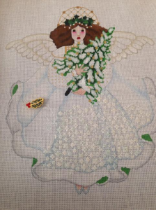 Melissa Shirley's Winter White Angel (Stitched)