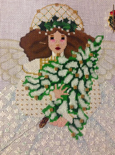 Melissa Shirley Winter White Angel Progress close up