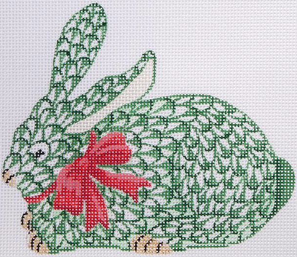 Kate Herend Herend Needlepoint Bunny 