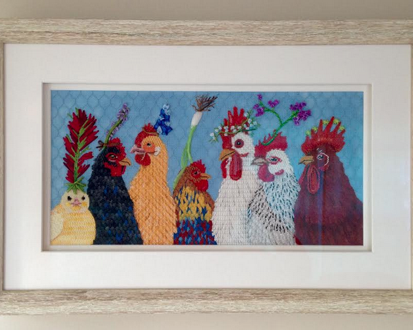 Framed Party in the Coop