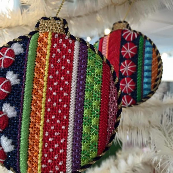 AT Candy Stripe Ornaments