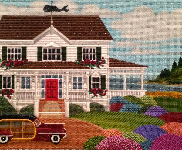 To The Shore- Peter Ashe stitched by Virginia Barney